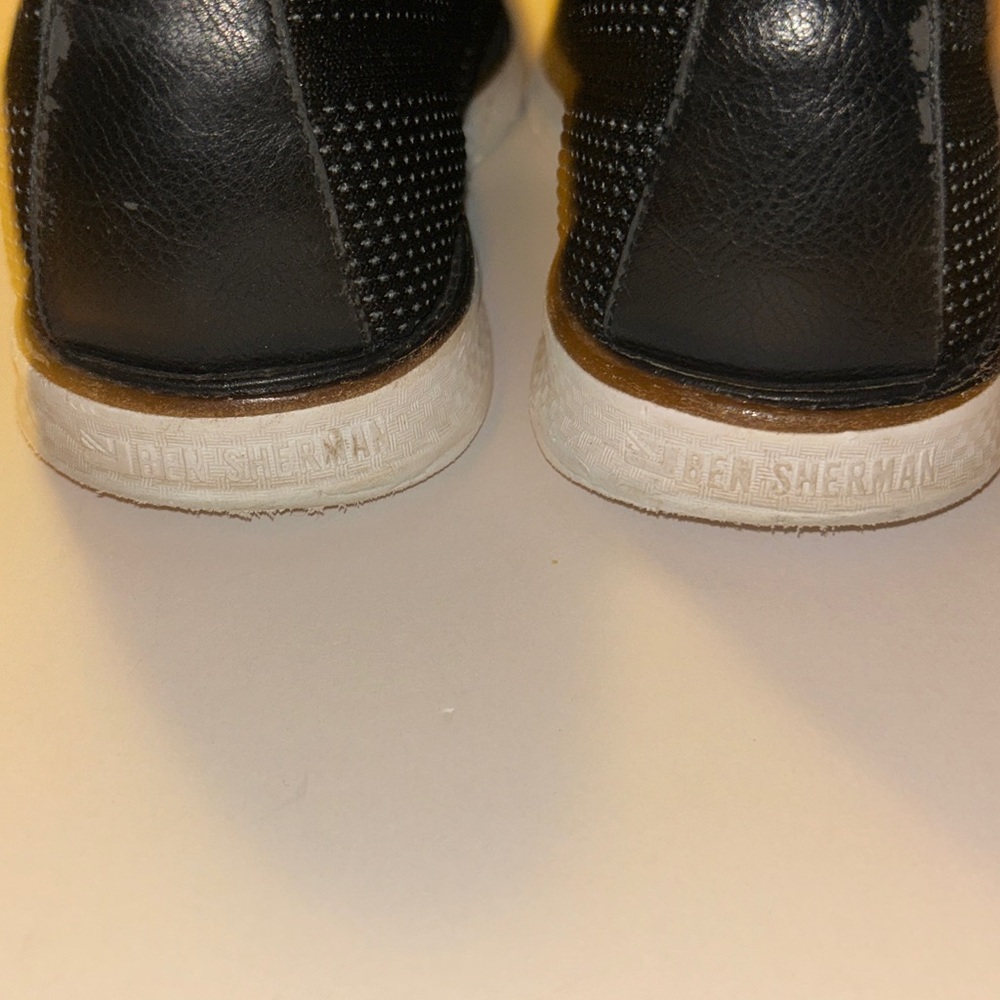 Ben Sherman Black Knit Sneakers View 5